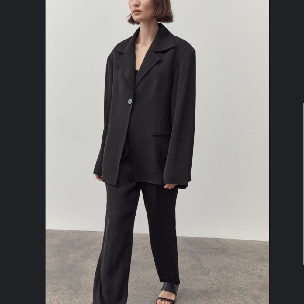 St. Agni wide collar blazer